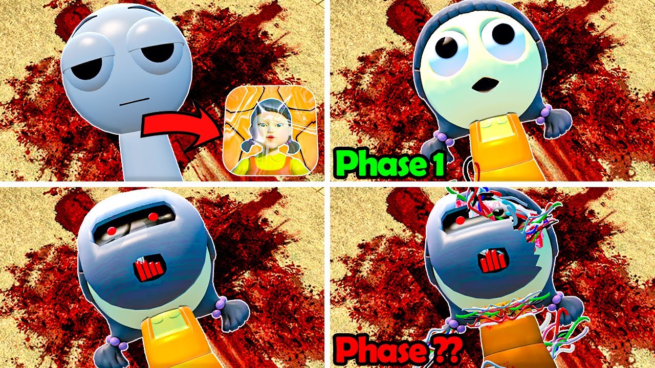 NEW UPDATE SPRUNKI DOLL SQUID GAME PHASE SONG TORTURE In Garry`s Mod!