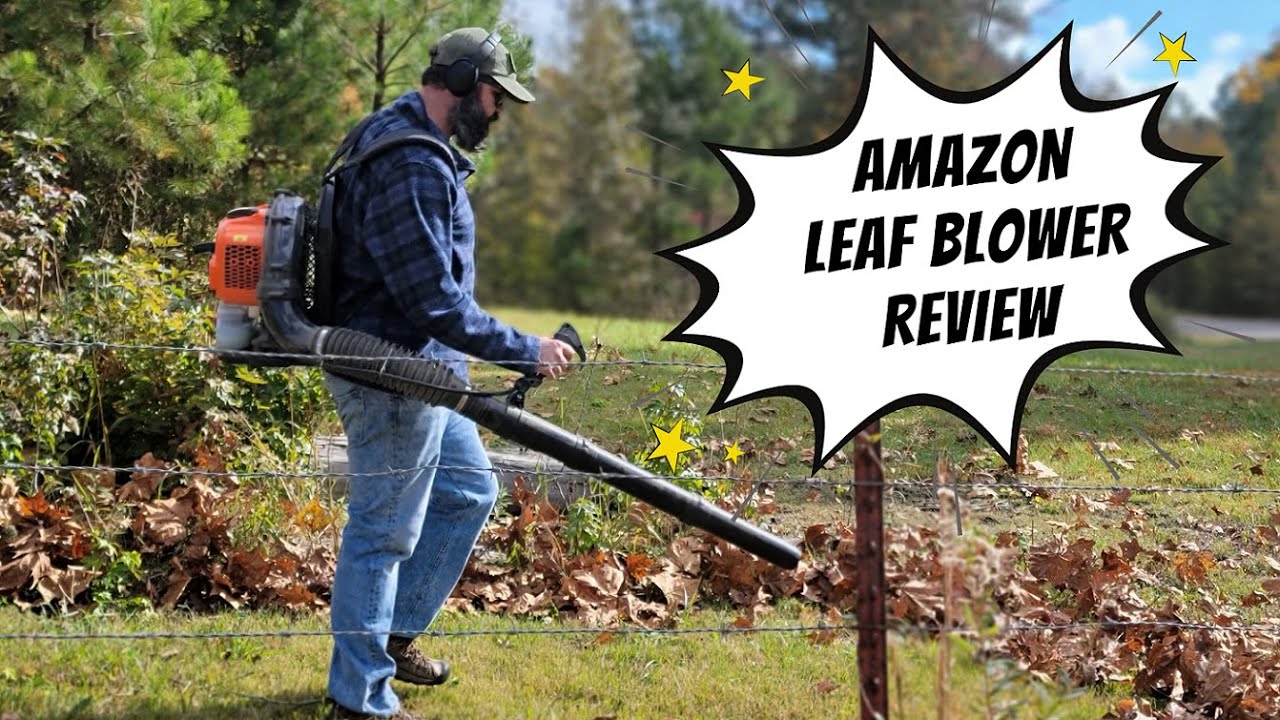 Обзор ранцевого воздуходува Amazon Leaf Blower | Распаковка | Proyama