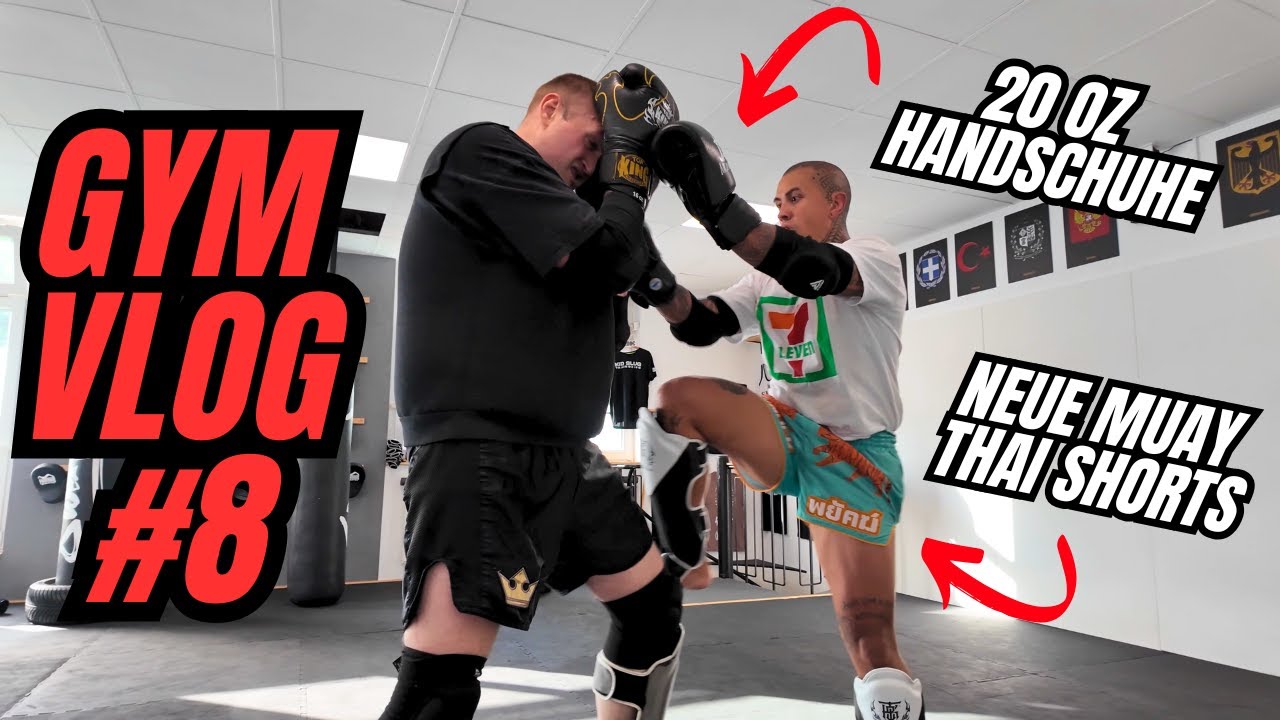 SPARRING VLOG - Ich teste meine neuen 20oz Boxhandschuhe und Muay Thai Shorts aus!