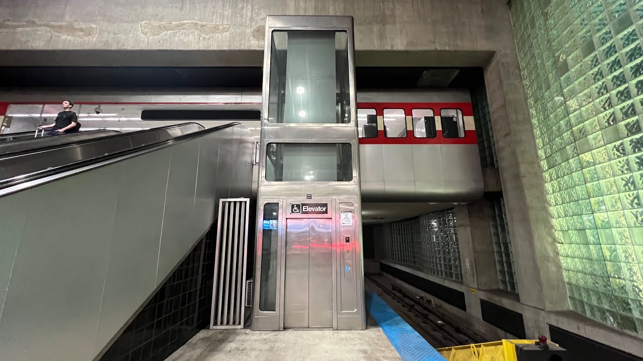 Hydraulic Elevator at the CTA O Hare Airport Station