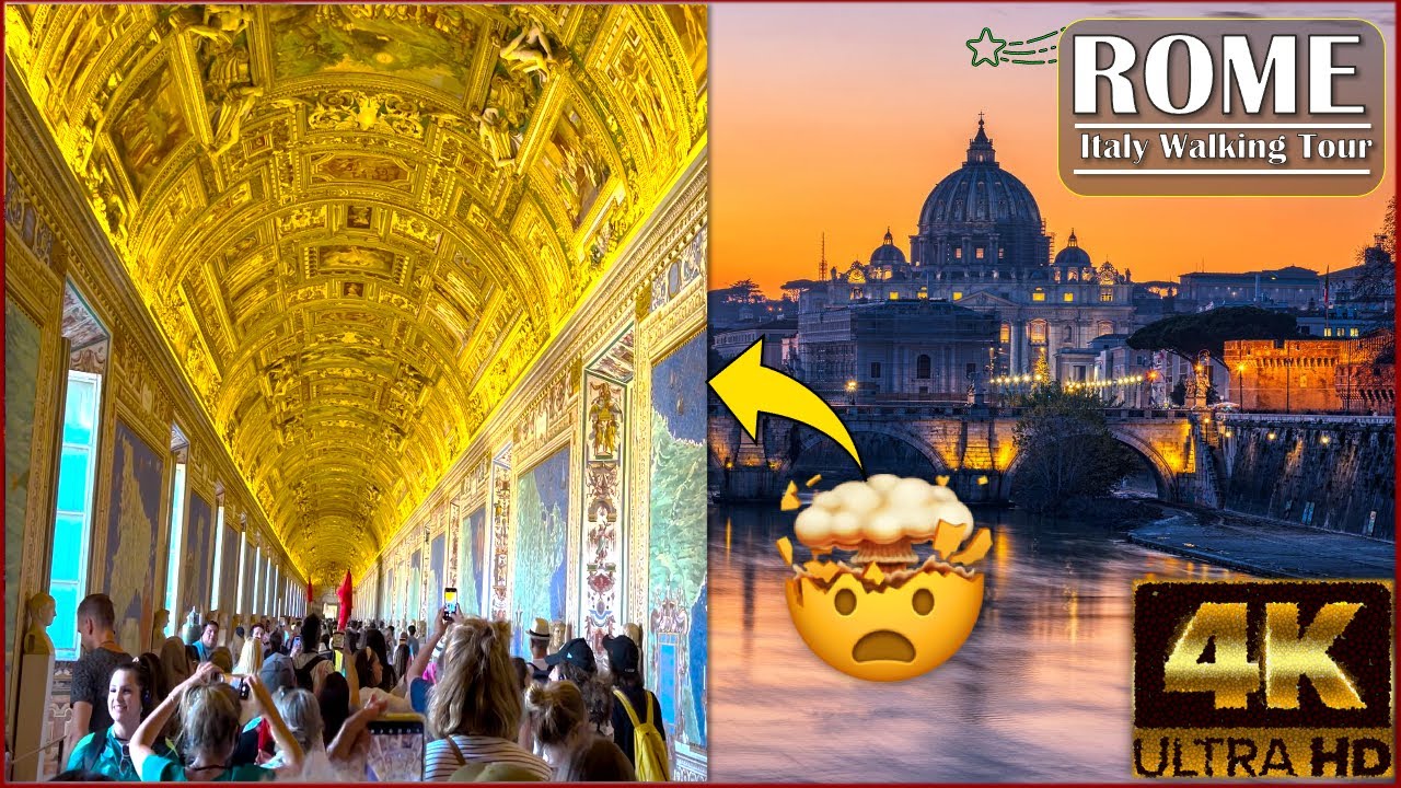 Inside The Vatican Museum, 🇮🇹 Rome, Italy 🇮🇹 Full Walking Tour In [4K-UHD]: Facts & Tips