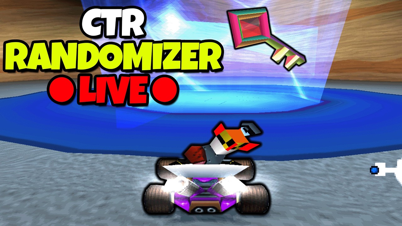 Crash Team Racing Randomizer Race ft. @KylieKyubii