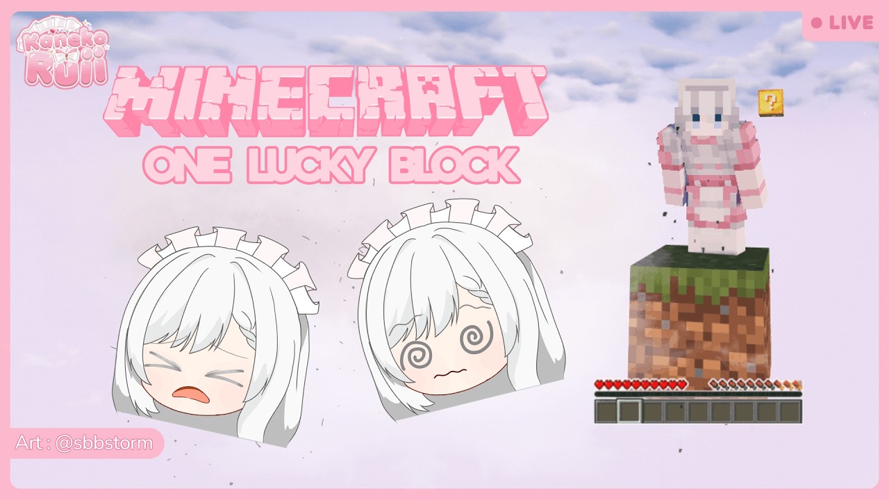 🩷 Vertical Live Stream | [Minecraft] One Lucky Block - Dua Belas Jam Survival?! #shorts
