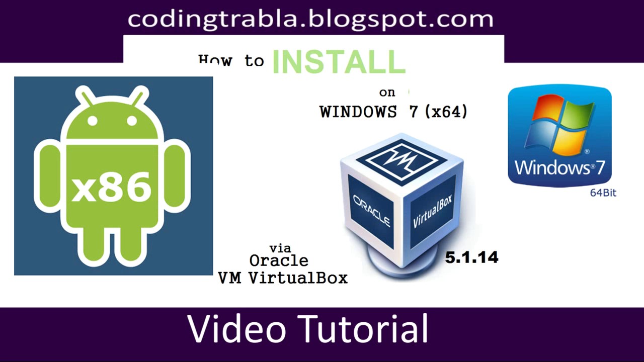 How to install Android x86 6.0 via VirtualBox on Windows 7 byVS