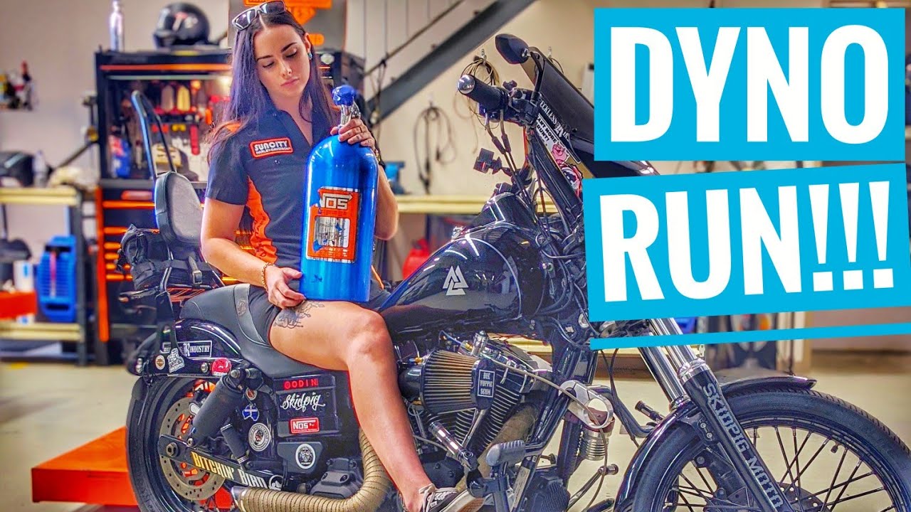 HARLEY DAVIDSON DYNO RUN С ДВИЖЕНИЕМ ЗАКИСИ АЗОТА (NOS) - БЕЗУМНЫЙ ХИТ МОЩНОСТИ!!!