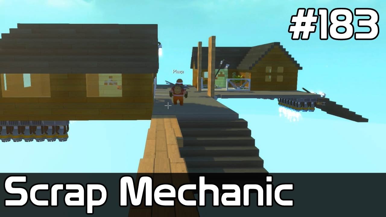 Scrap Mechanic Po Polsku [#183] Latające OSIEDLA z Domków
