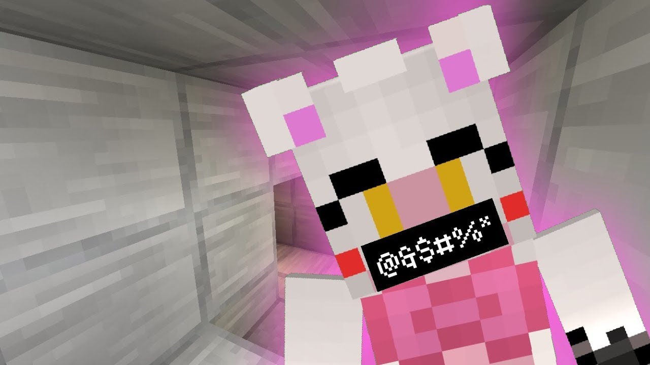 Mangle Says A Swear?! (Minecraft FNAF 2 RP)