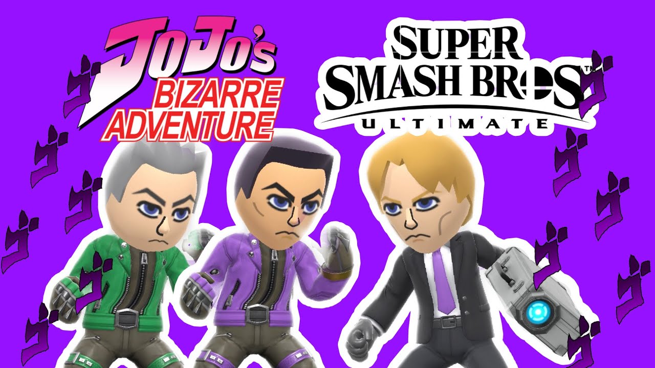 How To Make Jojo's Bizarre Adventure Mii Fighters In Super Smash Bros Ultimate (Pt. 4)