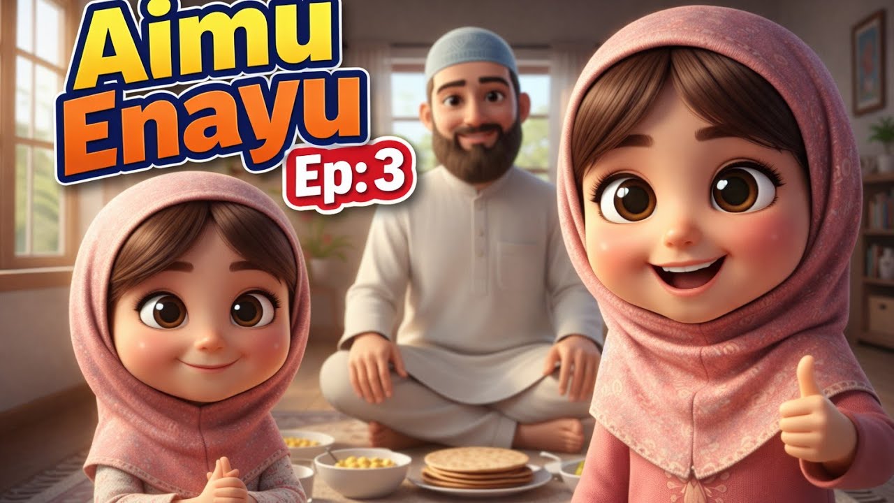 Aimu Enayu Episode 3 | Khane Ke Waqt Phone Nahi! | Islamic Kids Moral Story Urdu | Kidzufun