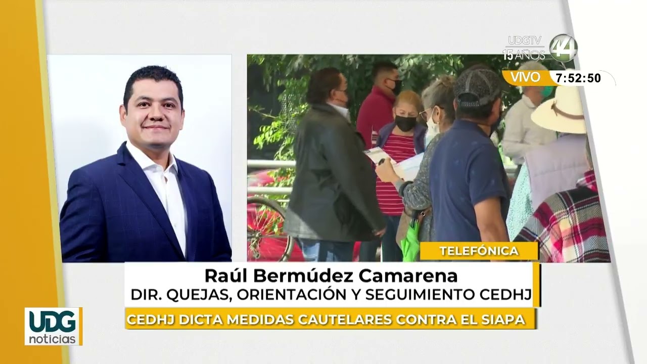 Raúl Bermúdez Camarena habla sobre quejas por mala calidad del agua