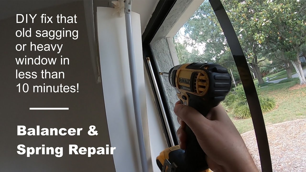 How to fix or repair a window spring balancer