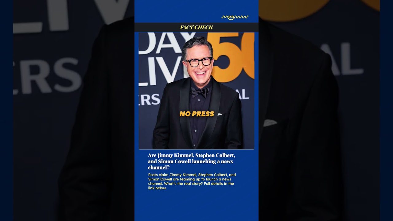 Are Jimmy Kimmel, Stephen Colbert, and Simon Cowell launching a news channel?
