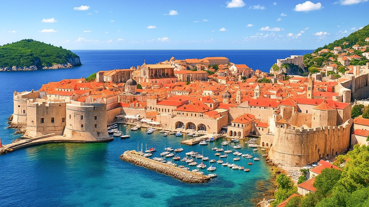 Dubrovnik, Croatia Walking Tour 2025 | 4K Ultra HD