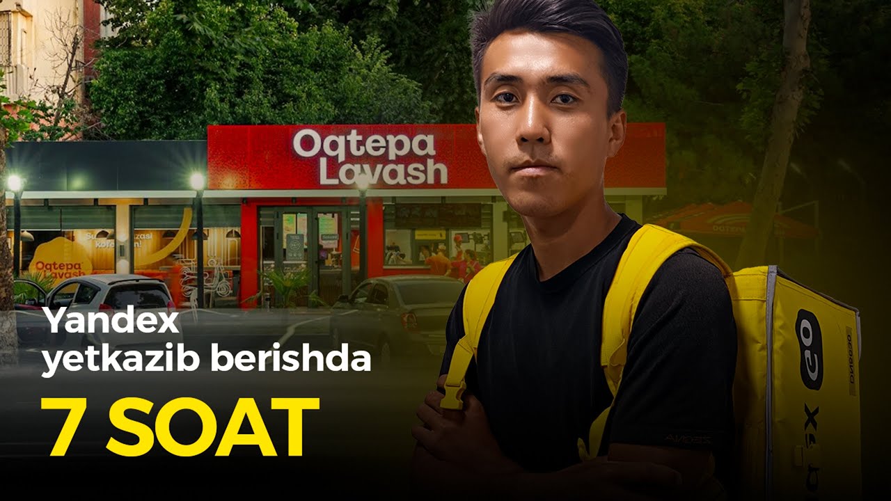 Yandex dastavkada yuk tashish tarifida ishlab ko'ramiz. 7 soatda qancha topish mumkin.