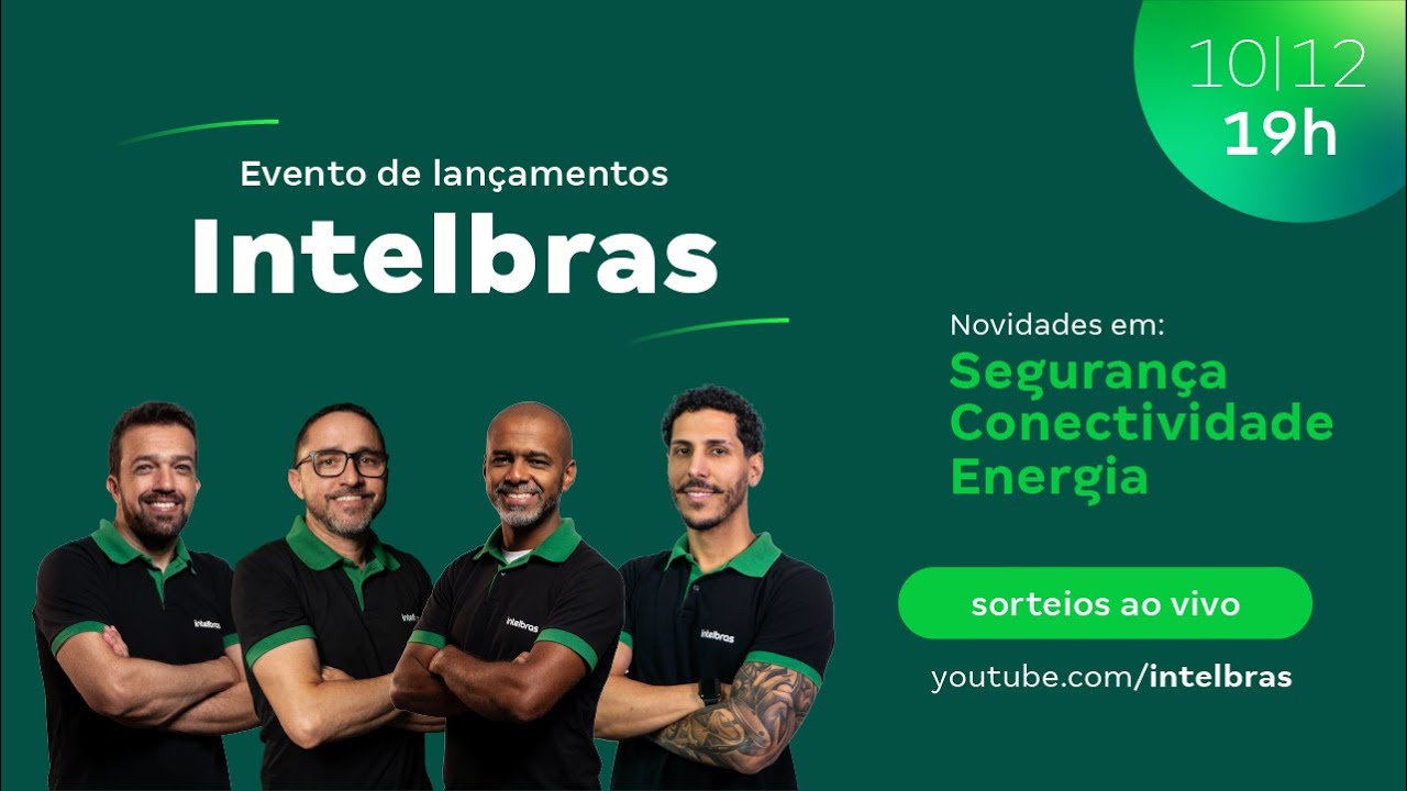 Eventos de lançamentos Intelbras - Dezembro 2025