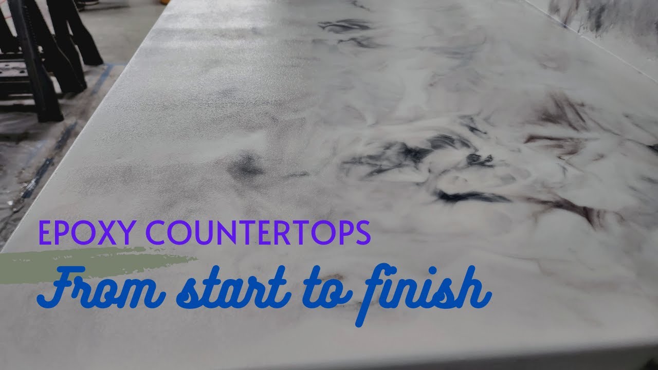 Epoxy Countertop build from start to finish  #epoxycountertops #epoxy #epoxypour