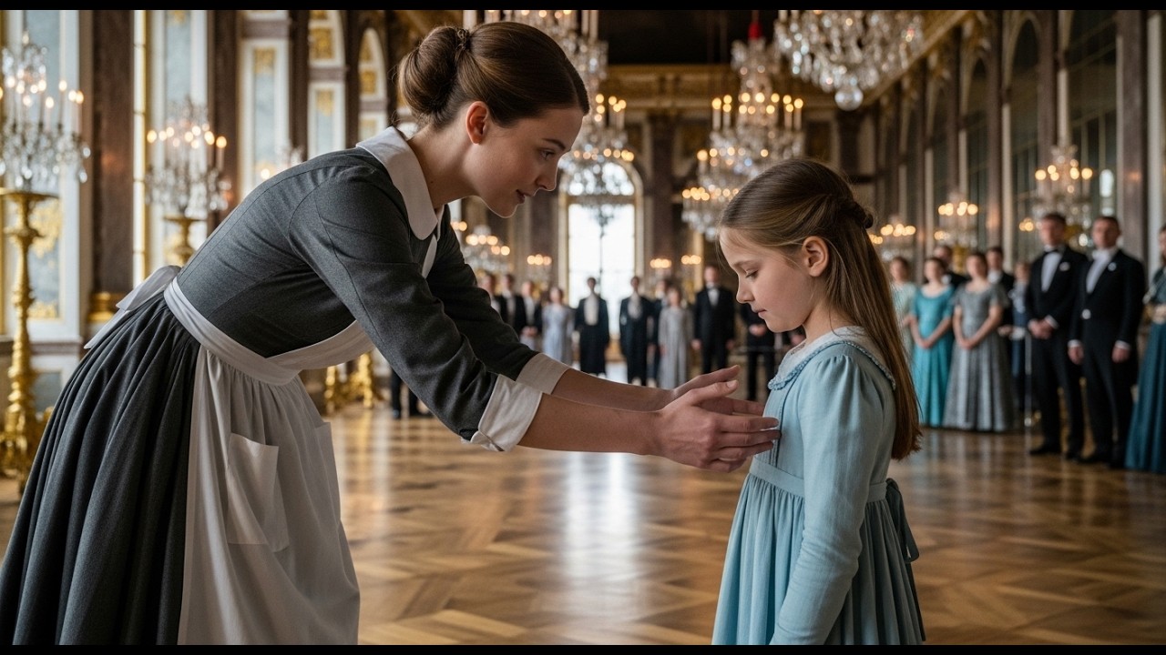 💔👑 The Young Maid Saw the Duke’s Child Left Alone — Until She Whispered, “Come, Dance With Me.”