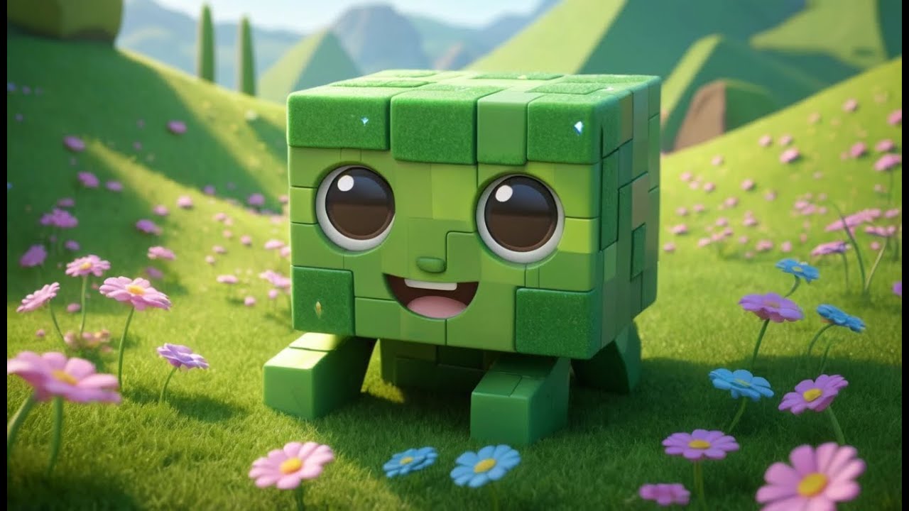 Minecraft Baby Creeper Lost His Sparkle | Nursery Rhymes for Kids