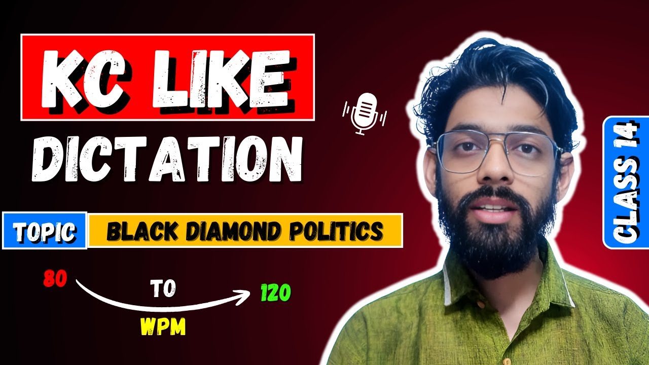 Kailash Chandra Like 80-120 WPM Dictation for SSC, DSSSB, AIIMS, DDA, NHAI, CSIR, RRB Skill Test