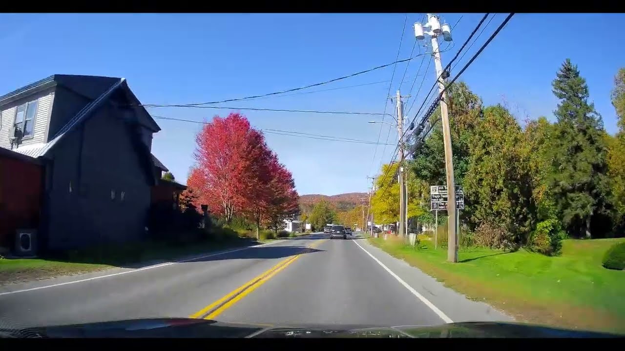 Stowe Vermont in the fall