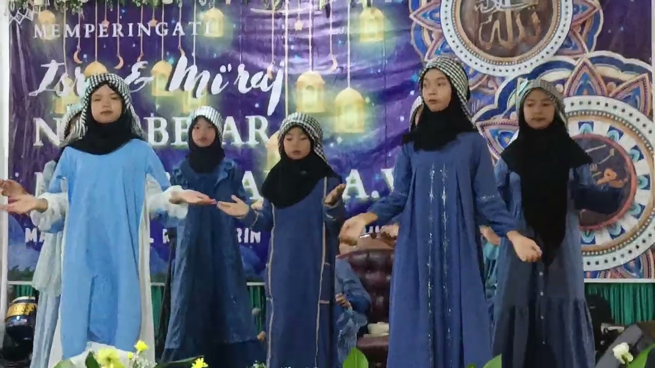 TARIAN ISLAMIC SAHSAH SANTRIWATI ACARA ISRO' MI'RAJ NABI MUHAMMAD SAW 1447 H