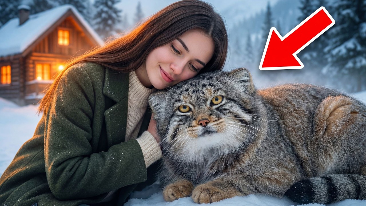 I Rescued a Cat on a Snowy Mountain… And Discovered It Was a Rare Manul! 😱❄️