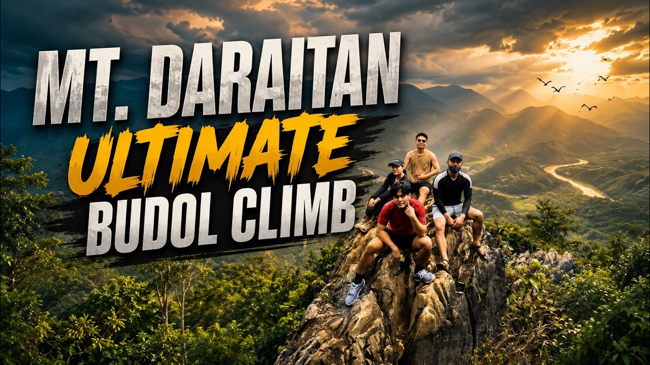 Mt Daraitan Hike 2023 4/9 Difficulty in Tanay Rizal 4k 60FPS