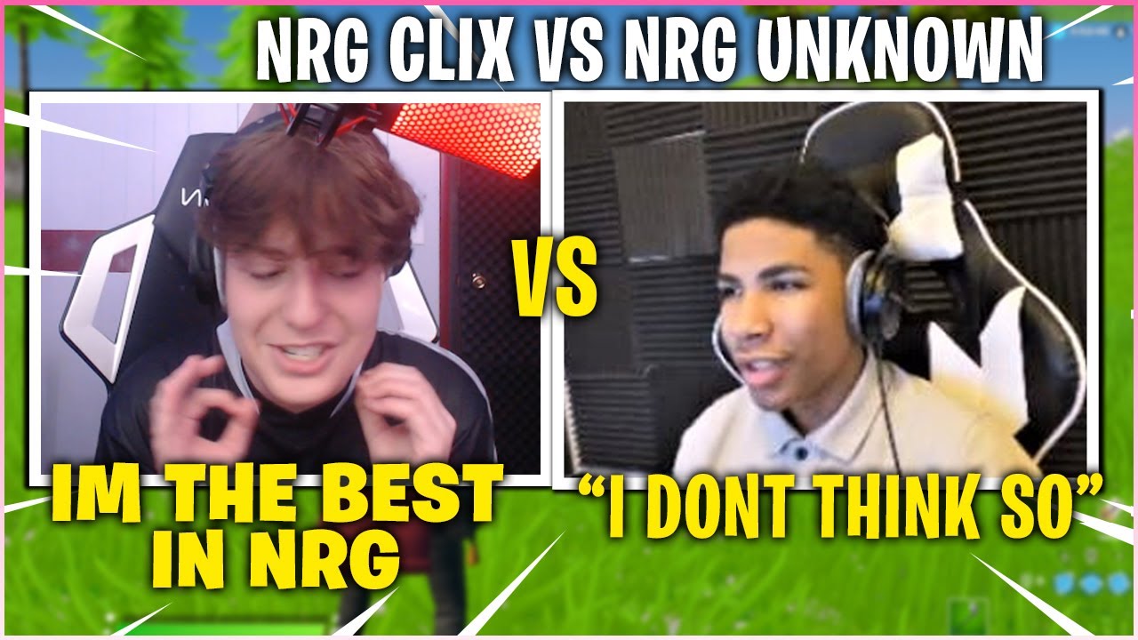 NRG CLIX VS NRG Unknown FINALLY Happens In $5,000 3v3 Zone Wars Tournament! (Fortnite)