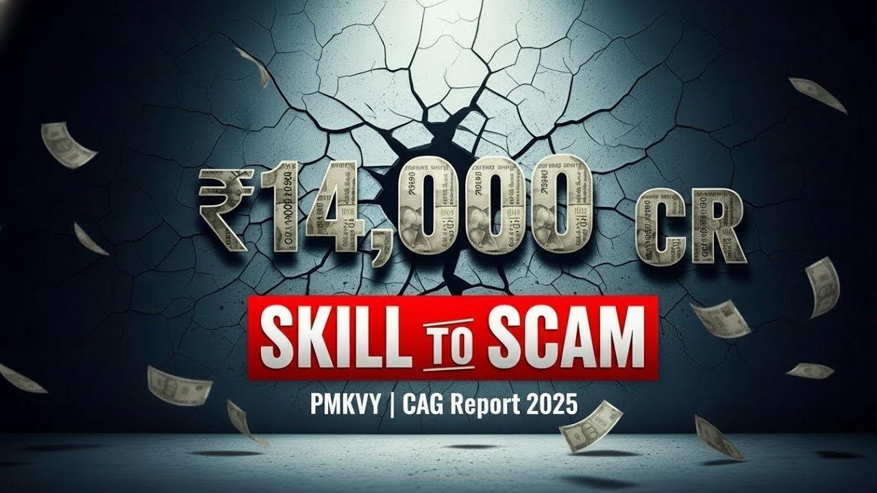 PMKVY: ₹14,000 Cr. Skill To Scam Exposed? CAG Report 2025 Shock