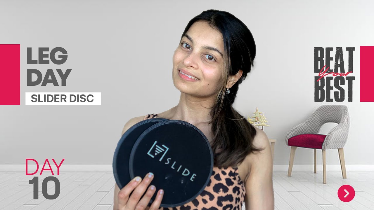 1 HOUR Legs SLIDERS Workout | Slider Discs or Washcloths ⚡ BEAT YOUR BEST - Day 10 of 28