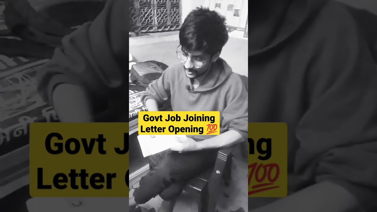 Joining Letter Opening 💯 Govt job Motivational status🔥 #shorts #viral #upsc #motivation #govtjobs