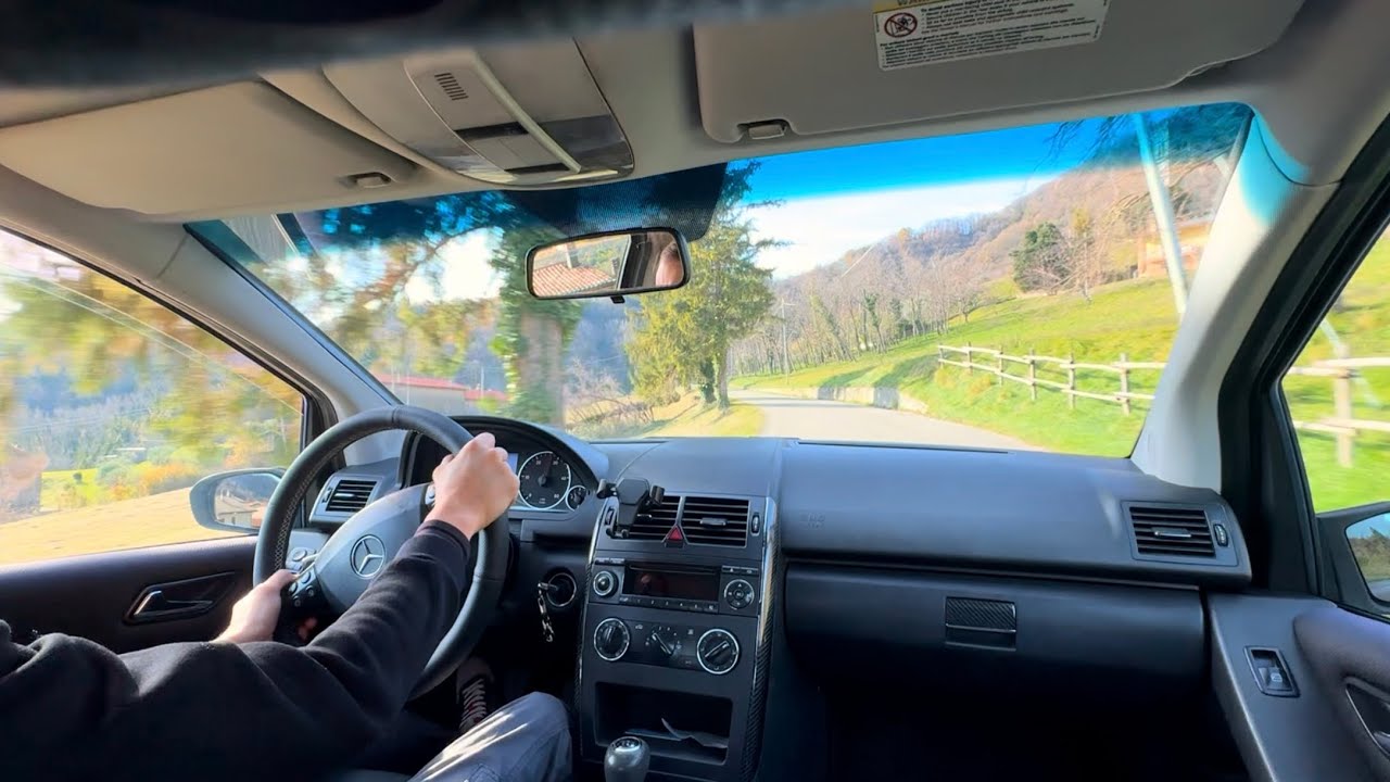 Mercedes Benz W169 POV Driving | Italian Mountain Pass Roads