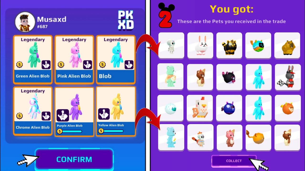 Pkxd Giveaway #101 || Alien Blob [ Green & Pink & Chrome & Purple & Yellow & Blob 💚💙💜💛🩷]