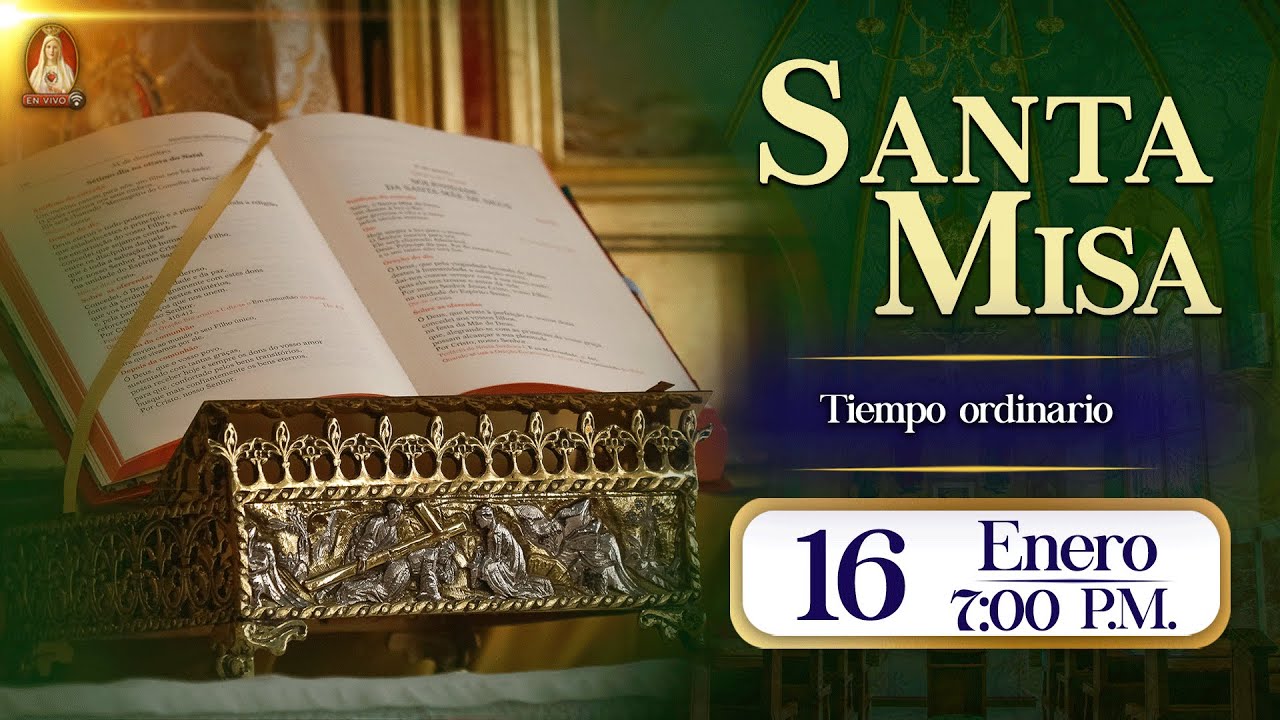Santa Misa en Caballeros de la Virgen, 16 de enero de 2026⚜️ 7:00 p.m