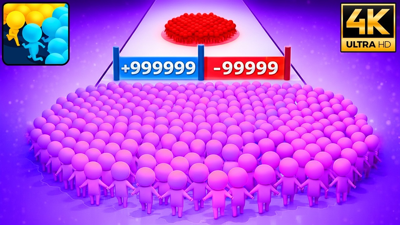 New Count Masters Crowd Run Mobile Game 🔥 TikTok Trending Gameplay (Android, iOS)