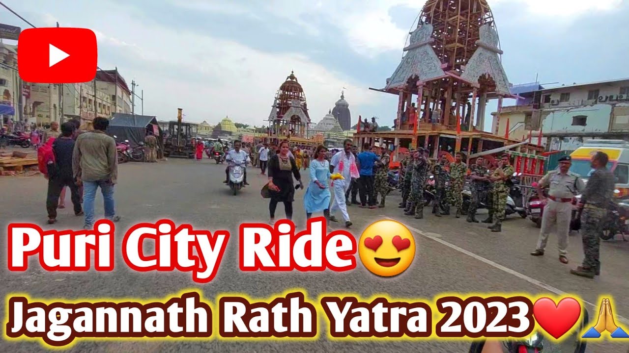 Grand Road Puri moto vlog || World Famous Lord Jagannath Rath Yatra 2023 😍❤️ #jayshreejagannath