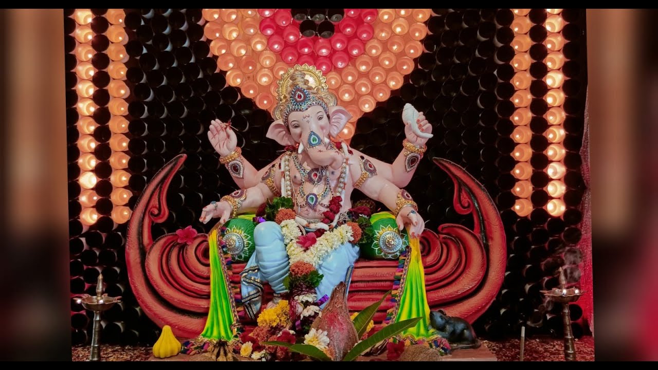 Ganesh Chaturthi 2022 || Ganpati Decoration || Best Decoration of 2022