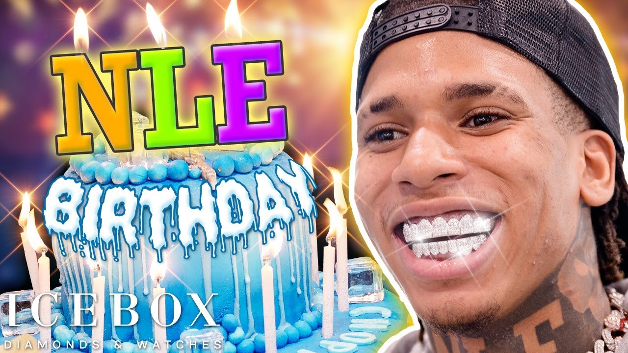 NLE Choppa Throws a Birthday Party Inside Icebox! 🎂