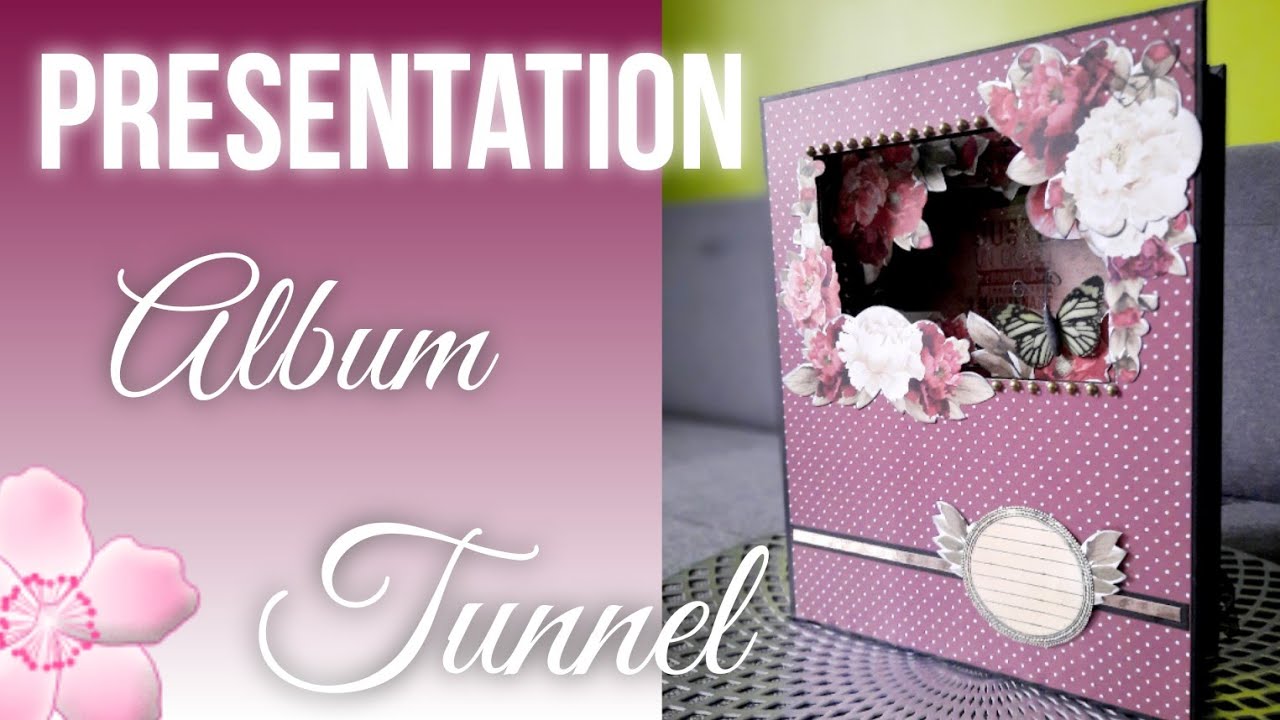 PRESENTATION ALBUM TUNNEL 20x26 ACTION | 80 PHOTOS | Chat Scrap |