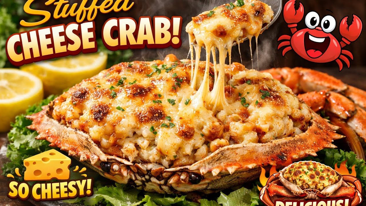 Cheese Stuffed Carb 🦀|Coastal Kitchen Stuffed Carb 🦀🦀|