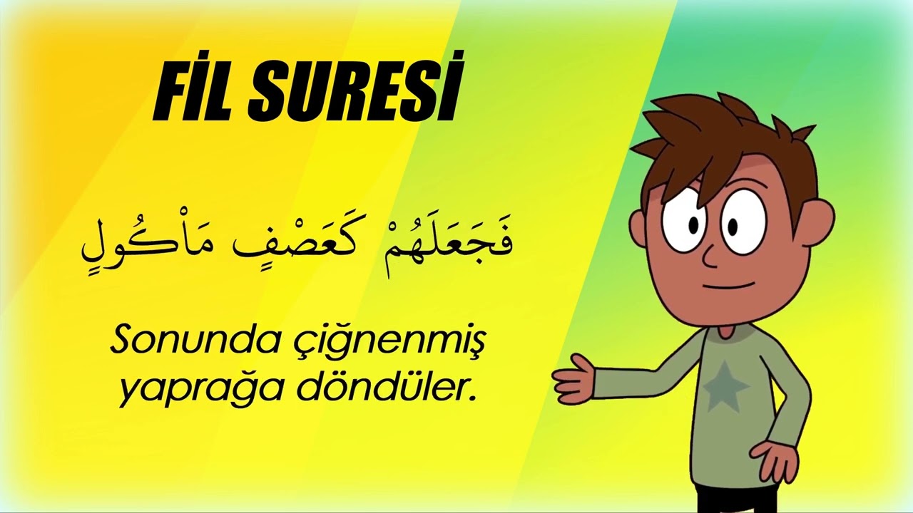 &Ccedil;ocuklar i&ccedil;in Tekrarlı Fil Suresi @muhammedaydn