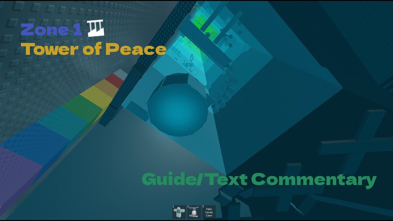 Roblox JToH | Tower of Peace, Zone 1 (guide/text commentary)