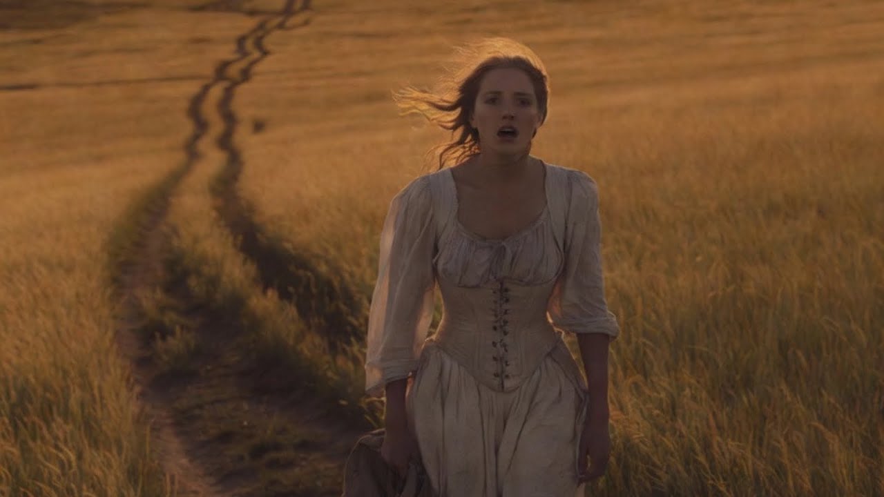 She waited for love… but the wagons left without her. 🤍🌾