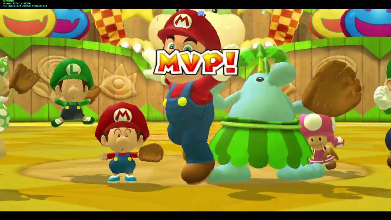 [TAS] Mario Super Sluggers ANY% in 13m 29s 617ms