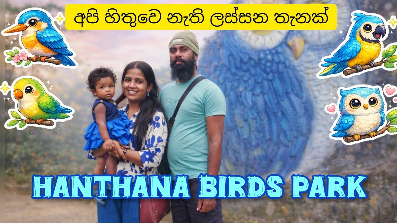 නුවර සැගවුණු කුරුළු ලෝකය 😍 | Hanthana Birds Park |Family Travel Vlog
