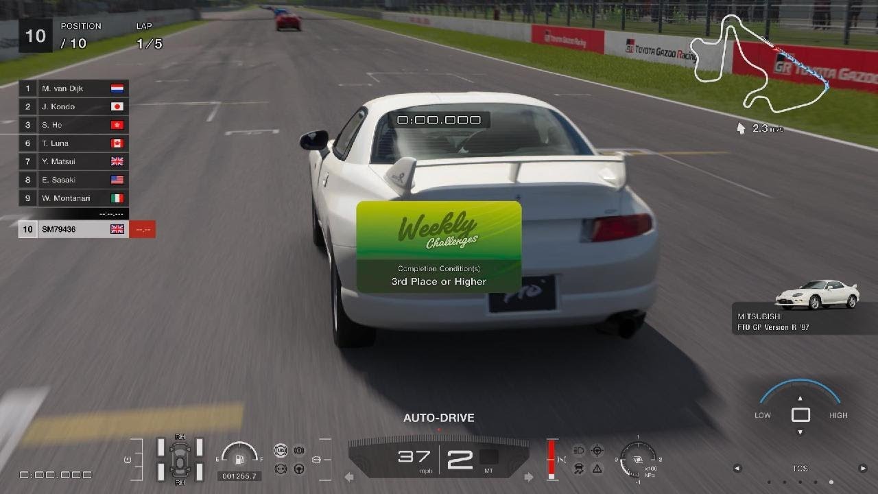 Gran Turismo 7 Racing PS5: Special Event - Mitsubishi FTO GP Version R