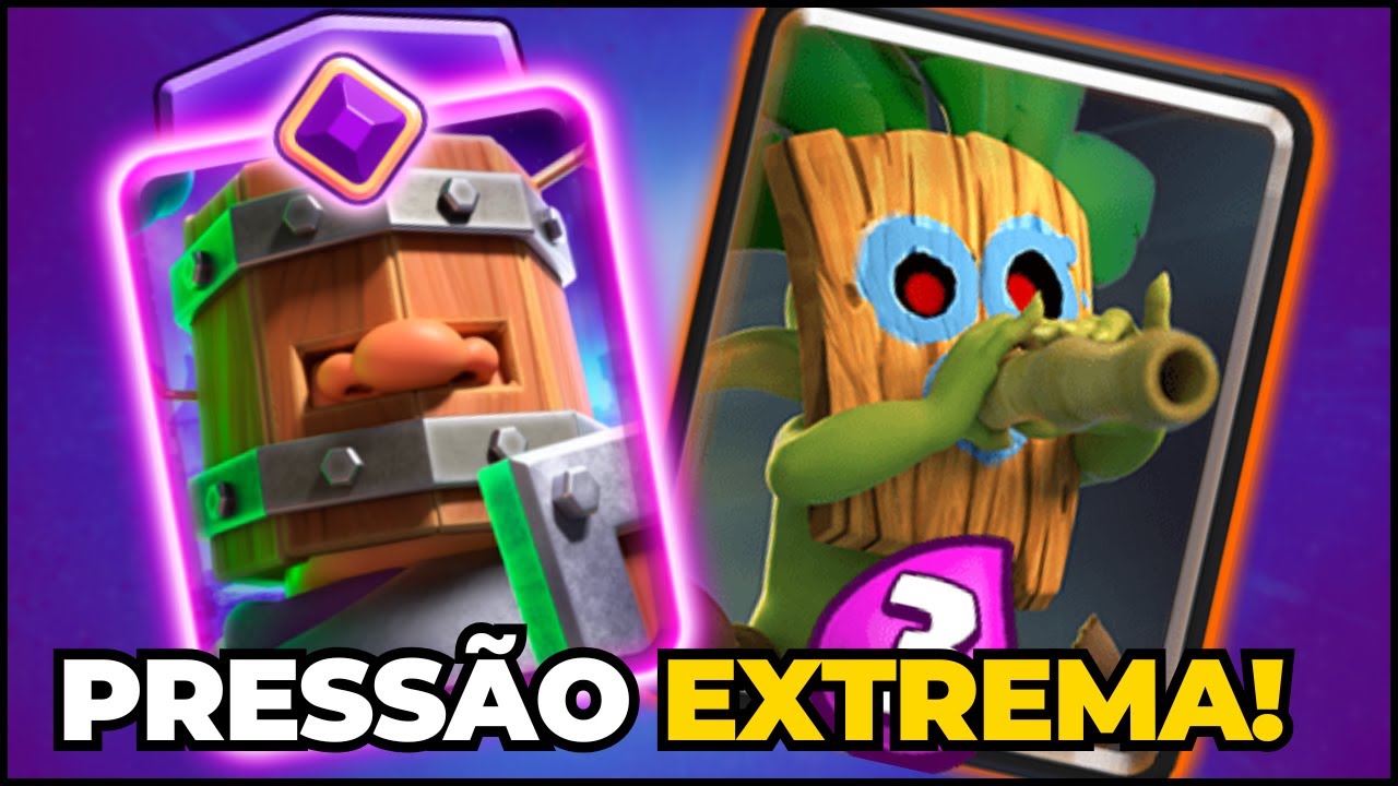 ESSE LOG BAIT COM RECRUTAS REAIS ESTÁ DOMINANDO O CLASH ROYALE!!