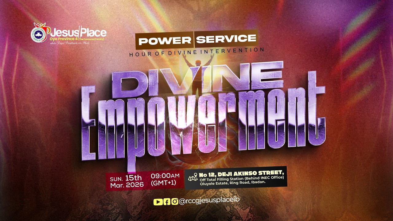 POWER SERVICE | DIVINE EMPOWERMENT, 15TH MARCH 2026
