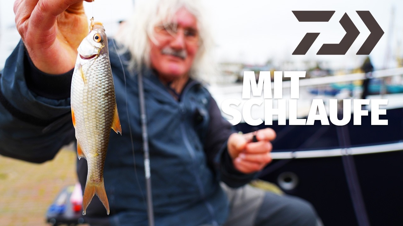 DAIWA: FEEDERN mit der SCHLAUFENMONTAGE &ndash; J&Ouml;RG OVENS angelt im WINTERHAFEN