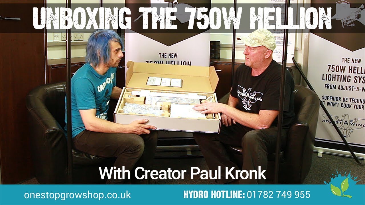 Unboxing the 750w Hellion Grow Light With Creator Paul Kronk